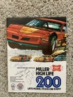 Vintage Stock Car Race Asa Milwaukee Mile Program Autographed Allison Waltrip 