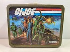 Vintage 1982 G i  Joe A Real American Hero Metal Lunch Box Thermos Hasbro 