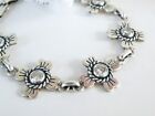 Taxco Mexico Sterling Silver 950 Signed Ag Chunky Vintage Bracelet