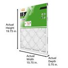 16x20x1 Pleated Air Filters Replacement For Furnace  Ac Hvac Merv 8 Fpr 5 3-pac
