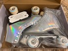 C7 Skates Silver Iridescent Quad Roller Skates Brand New In Box  C7-rsu- Silver