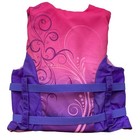 Bass Pro Shops Youth Life Jacket 50-90 Lbs Pink Purple Type Iii Pfd Vest  read