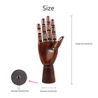 Kurofly 26cm Wooden Hand Mannequin Jewelry Holder