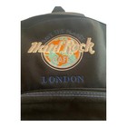 Vintage Hard Rock Cafe London Full-sized Backpack Black With Front Logo