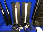Kino Flo Diva Lite 200 2- Light Kit W 2 Matthews B389788 Triple Riser Stand case