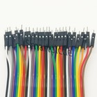 40pcs 10cm  Dupont Male To Male Jumper Wire Ribbon Cable For Breadboard 1x