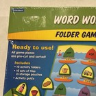 Lakeshore Word Work Folder Games Pre K-k Brand New