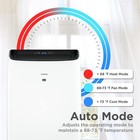 Turbro 14000 Btu Portable Air Conditioner And Heater With Remote Control - White