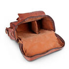 Biggest Genuine Leather Camera Bag  Carry Case For Nikon Canon Lens Accessories