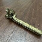 Vintage Squirrel Brass Nut Cracker Solid Heavy Nutcracker Branch Limb 6 