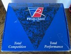 Riedell Dart Black Roller Skates Medium Size 12 In Box Excellent Cond
