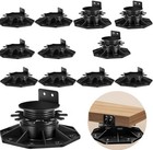 12pack Adjustable Deck Support Pedestal Foundation Deck Blocks Plastic 
