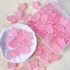30pcs Glow Dark Mini Pink Pig Resin Figurines Garden Aquarium Decor Diy Crafts