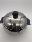 West Bend Penguin Hot Cold Server Ice Bucket Barware Mcm Chrome Vintage Barware