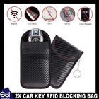 2x Rfid Blocking Cage Car Key Signal Blocker Faraday Pouch Case Fob Keyless