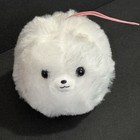 Fuwa Mofu Pometan Dog Amuse White Plush 3  Shooting Star Strap Mascot Toy Japan