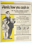 1950s Ge Bulbs Counter Sales Display Signs   Paper Bulbsnatching Ad Characters