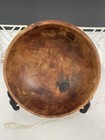   Primitive Native American Eastern Woodlands Antique Burl Bowl Hand Carved Wood