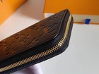 Louis Empreinte Zippy Wallet     Black Leather   19    10 Cm - New