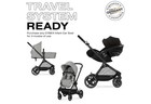 Eos 2-in-1 Stroller Black Frame With Lava Grey Seat