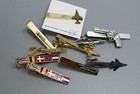 Group Of Us Tie Clips     Several Military Related   Flu5012