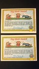 1985 Gpk Os1 13a Ashcan Andy 13b Spacey Stacy A b Twin Pair Garbage Pail Kids