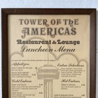 Vintage Tower Of The Americas Menu San Antonio Tx Restaurant Collectible 60s 70s