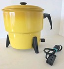 Vtg Mirro Electric Corn Popper Harvest Gold Yellow 4 Qt W  Box Popcorn Mcm