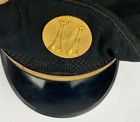 Fireman s Captain Dress Hat Cap 2 Bugles Insignia Lewis Wilson Size 7 Obsolete