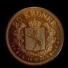 Norway 1902 20 Kroner Gold - King Oscar - Beautiful