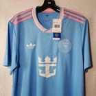 Inter Miami Cf Jersey Mens Large Light Blue Mls Soccer Adidas Villaverde 96