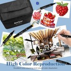 Alcohol Markers Dual Tip Art - 60 Colors Marker Set Adult Brush Tip Drawing Pens