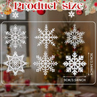 48 Pcs Crocheted Snowflakes For Christmas Tree  6 Styles  White
