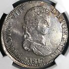 1817-zs Ngc Au 55 Mexico 8 Reales War Independence Zacatecas Mint Coin 23110603c