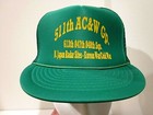 Vtg Korean War Reunion Hat 511th Aircraft Control   Warning Gp Snap Back Mesh