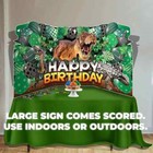 Happy Birthday Oversized Ez Yard Cards  Dinosaur Birthday Yard Signs With Stakes