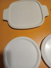 Lot Of 5 Corning Ware Plastic Lids  2   A-1-pc  2  F V-16-pc  1  F-5-pc Used