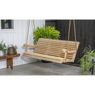 Hershy Way Amish-made Cypress Hanging Porch Swing Usa Made 5 Foot