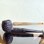Sussex - 156 Apple Craggy Rusticated Briar -made In England- Estate Tobacco Pipe