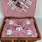 Schylling Pink   White Porcelain Butterfly Parts Tea Set - Missing Pieces