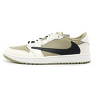New Men Travis Sc0tt X Aj1 Low Top Golf  neutral Olive  Size Us 7-12