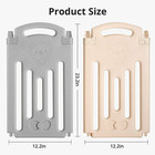 2 Panels Foldable Baby Playpen Play Yard  Durable Panels For Secure Play Areas