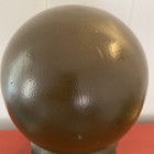 Large Antique   Vintage Cannonball Style Wood Newel Post Finial