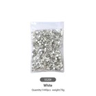 Rhinestones 1440pcs Ss20 Glass Nail Art Crystal Clear White Flatback Gemstone   
