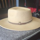 C c Exclusives Beige tan 100  Wool Western Hat One Size Rn 88320 China