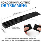 Composite Shims 8  Plastic Wedges  8 Pack  - Extreme Load Support Leveling Shims