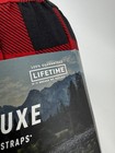 Grand Trunk Double Deluxe Hammock   Straps Parachute Nylon Buffalo Check Red Blk
