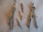 2 Vintage Keuffel   Esser K e Divider Compasses In The Box