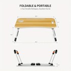 Foldable Adjustable Laptop Tray Lap Desk Stand Bed Table Notebook Portable