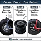 Drum To Disc Brake Conversion Kit Fits Coleman Ct200u Bt200x Ct200u-ex 196cc Bik